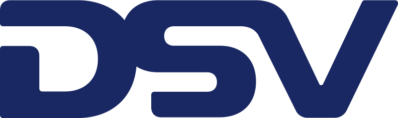 DSV logosu — Megapol Lojistik global freight forwarder partner referansı
